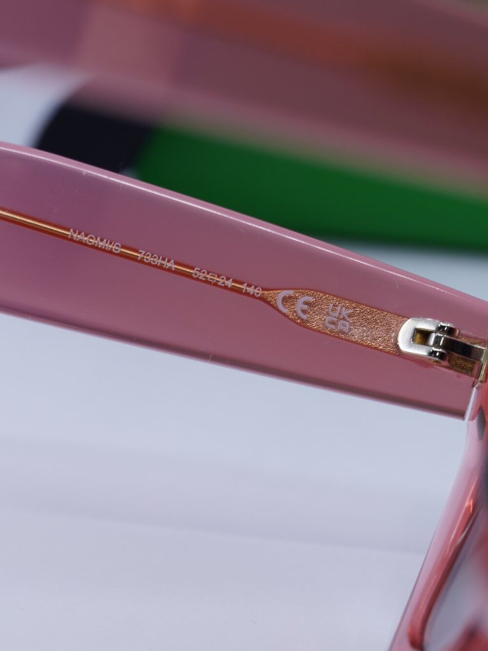 Kate Spade NAOMI/S 0733 HA Square Sunglasses - Transparent Peach /Brown Gradient - Picture 7 of 10